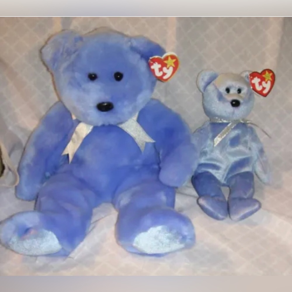 Ty Beanie Baby & Beanie Buddy Clubby II Set. MWMT. New. Retired.